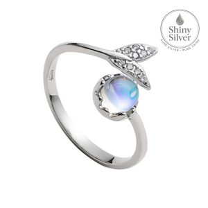 Nhẫn đuôi cá moonstone